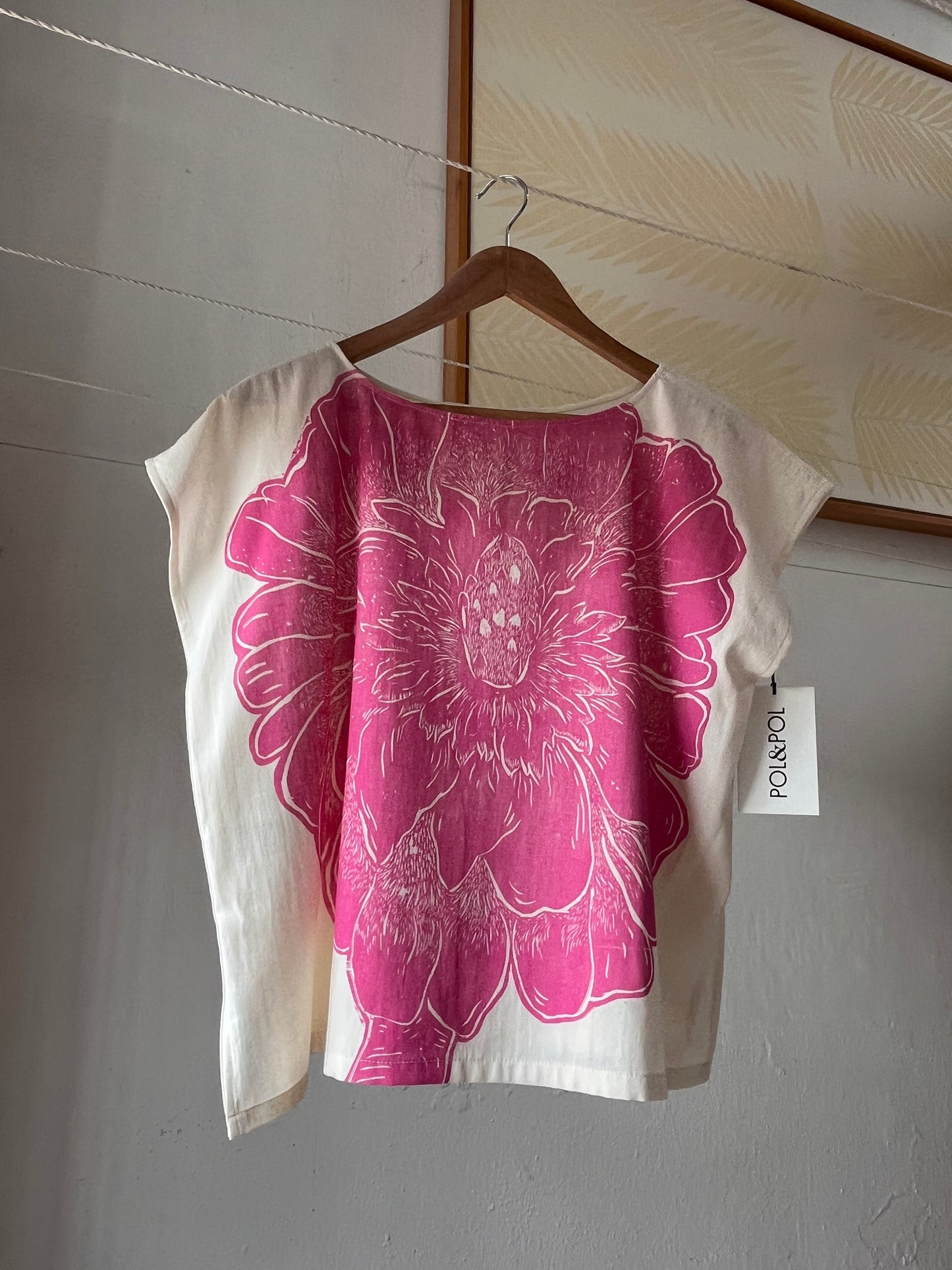 Blusa Flor de Muerto Rosa