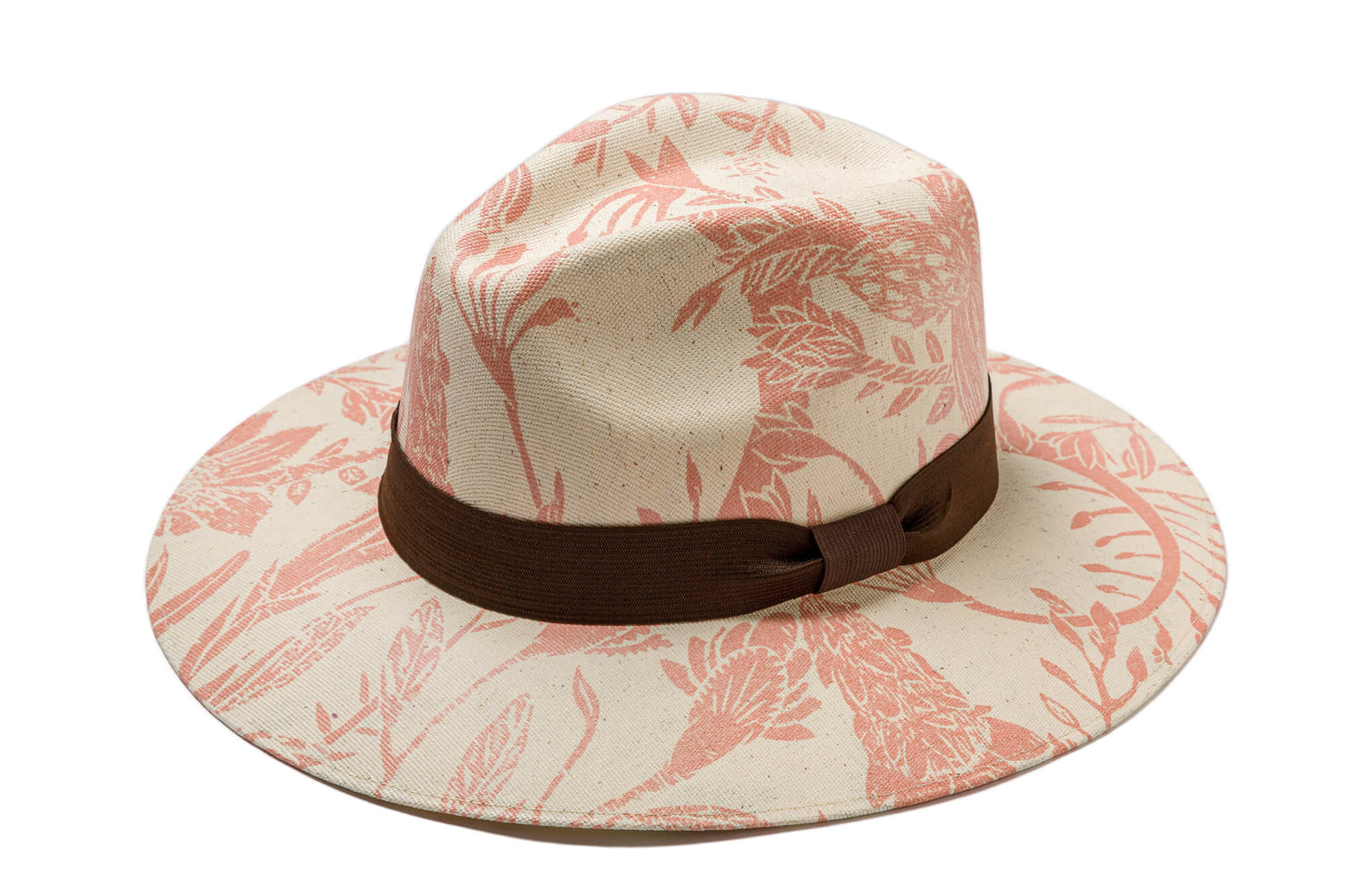 Sombrero Flores de Verano Rosa