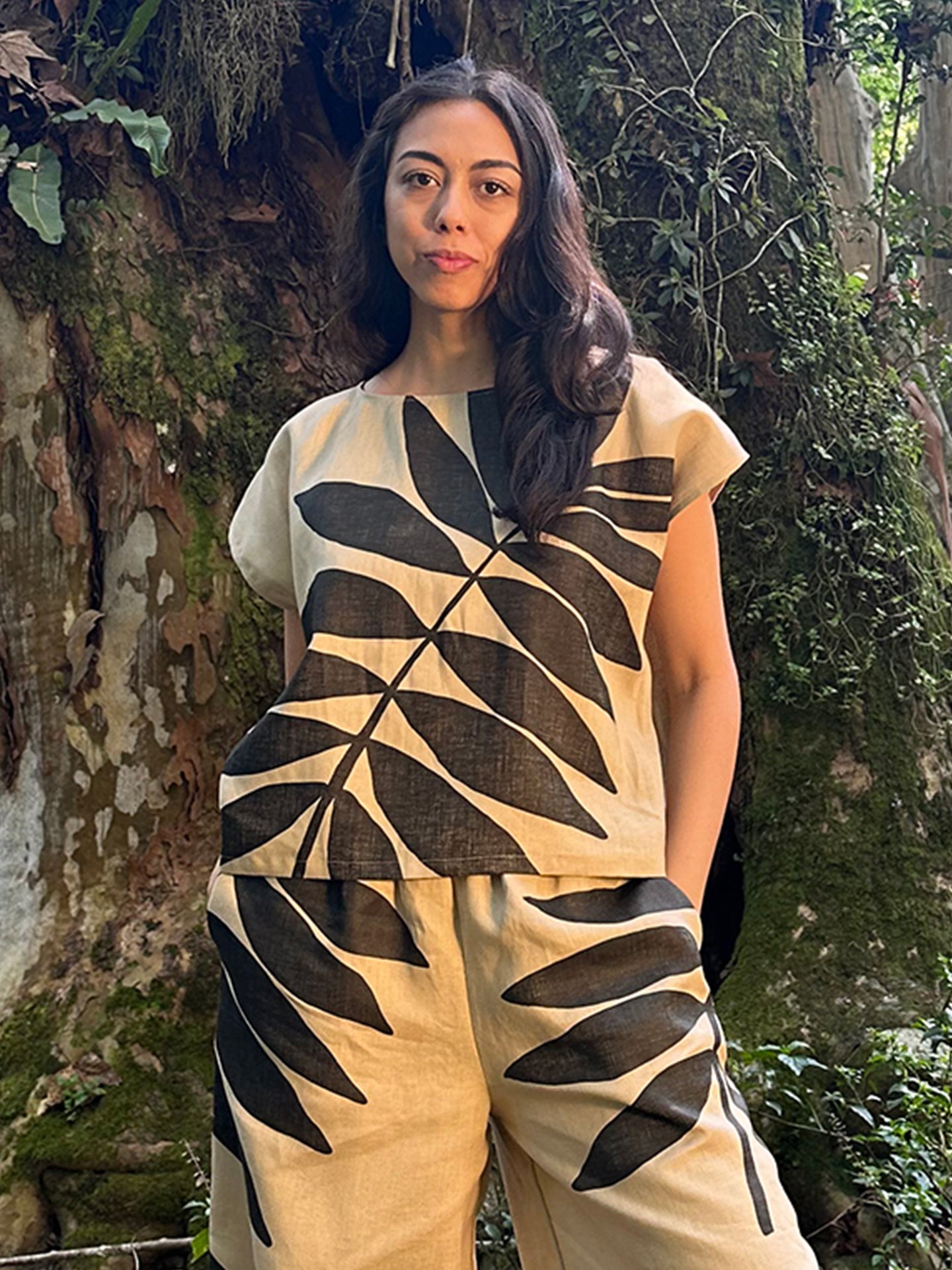 Blusa Ceratozamia Caqui