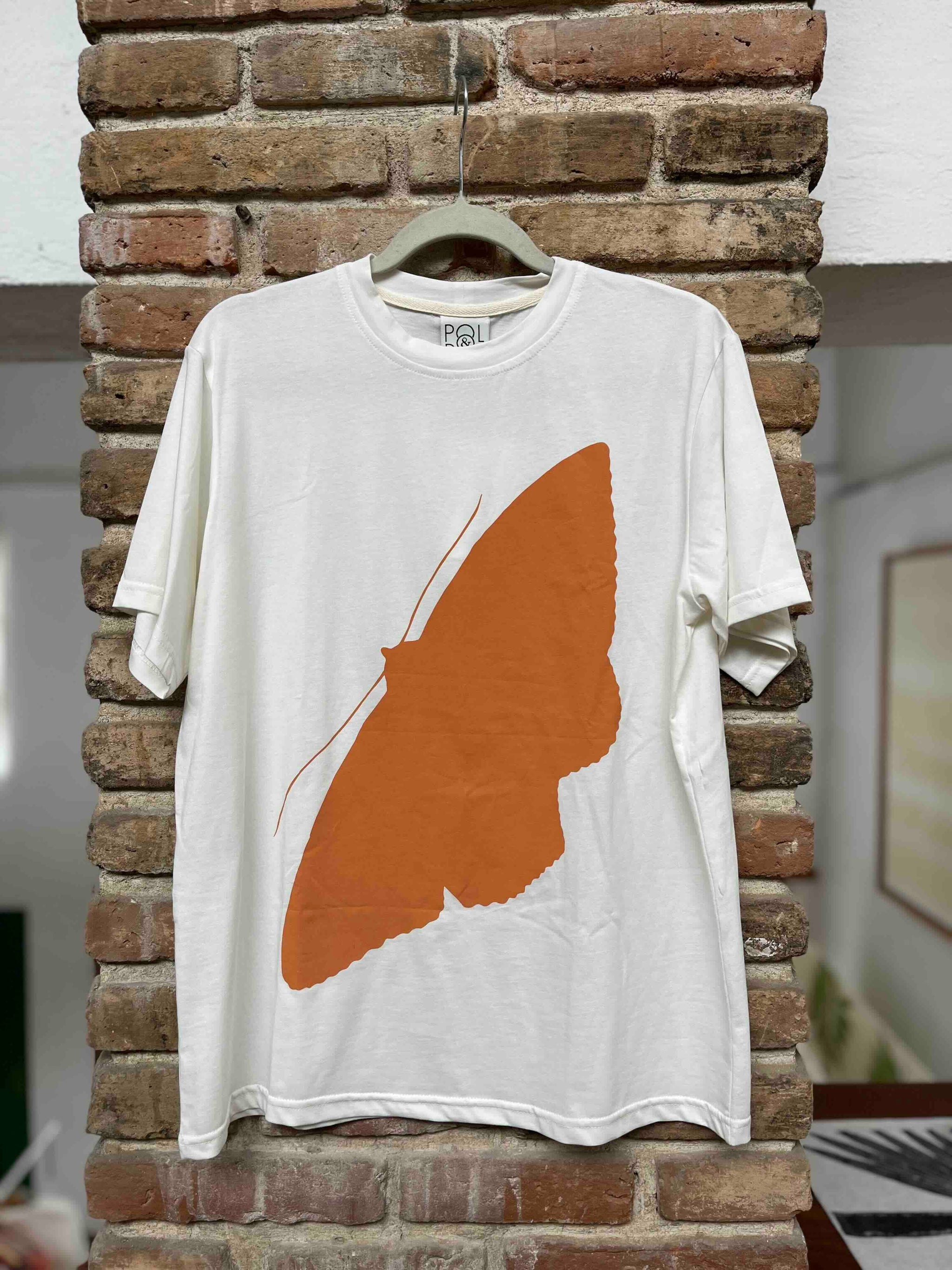 T-shirt Polilla Naranja